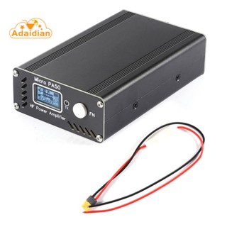 ใหม่ เครื่องขยายเสียงคลื่นสั้น Micro-PA50 50W 3.5MHz-28.5MHz HF พร้อมพาวเวอร์ / SWR มิเตอร์ + ฟิลเตอร์ LPF สําหรับวิทยุ