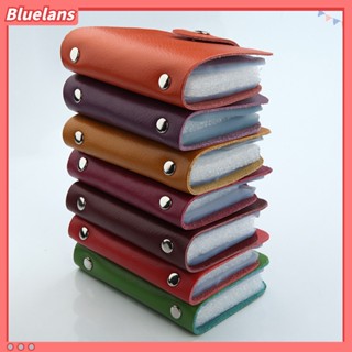 Bluelans กระเป๋าหนังแท้ ใส่บัตรเครดิต ID 26 ช่อง สําหรับทุกเพศ