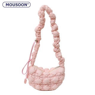 MOUSOON soft bag กระเป๋าสะพายข้างผู้หญิงพับได้เนื้อบางเบา บับเบิ้ลคลาวด์แพ็ค