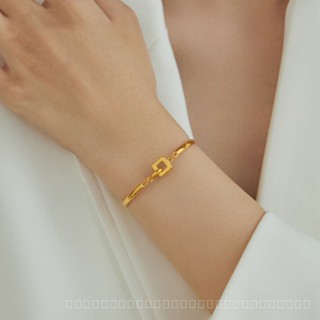 [0731]SDY Original Niche Design Bracelet Womens Ring Buckle Bracelet High-Grade Simple and Elegant Temperament Bracelet Y2K XG0G