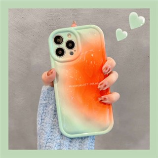 เคสสีส้ม สีส้มไล่ระดับ เคสมือถือสำหรับไอโฟน14เคสมือถือซิลิโคนสำหรับ iphone13promax ออเรนจ์11เรียบง่ายสไตล์ ins 12ความรู้สึกระดับไฮเอนด์เฉพาะกลุ่ม14ฮิตในโลกออนไลน์รุ่นหญิง12Pro สุดฮอต13Pro เคสมือถือซิลิโคน