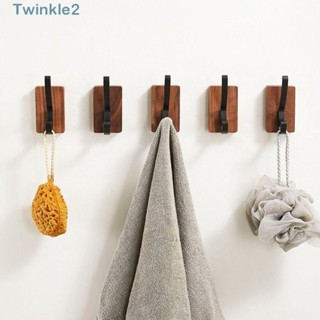 Twinkle ตะขอแขวนผ้าขนหนู แบบไม้ ติดผนังห้องนอน