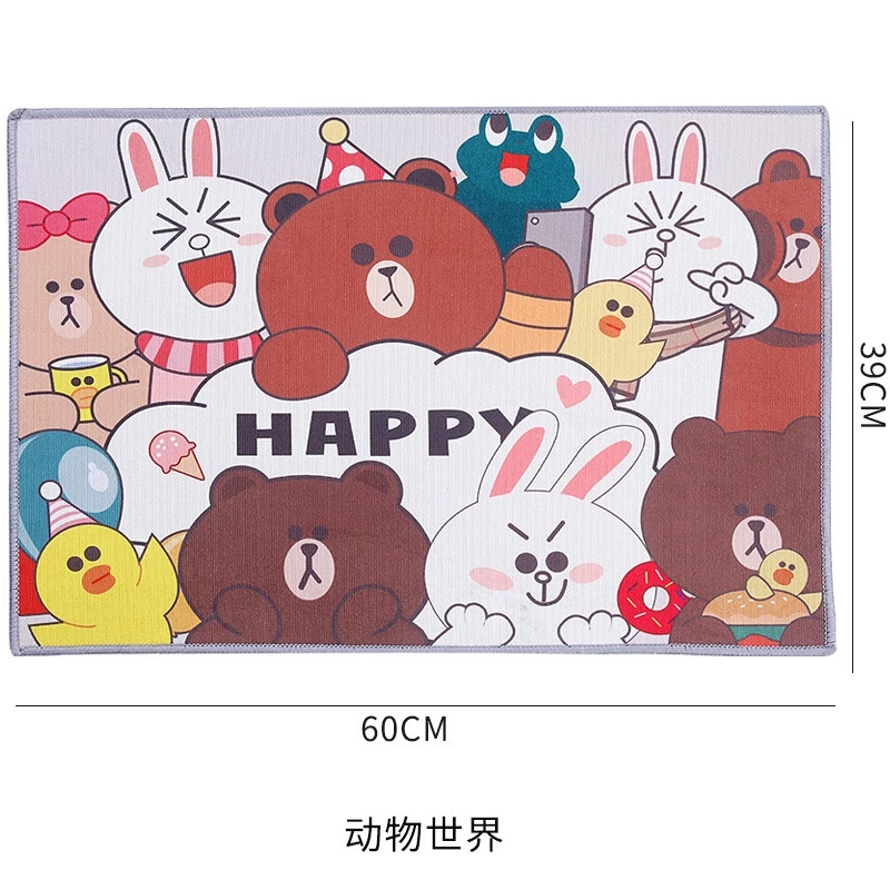 พรมปูพื้นลายการ์ตูน กันลื่น สำหรับห้องน้ำและห้องนอน thumbnail 8