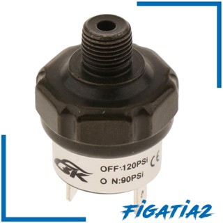 [Figatia2] (90-120 Psi) สวิตช์ควบคุมแรงดันอากาศ สําหรับ Auto 12 24