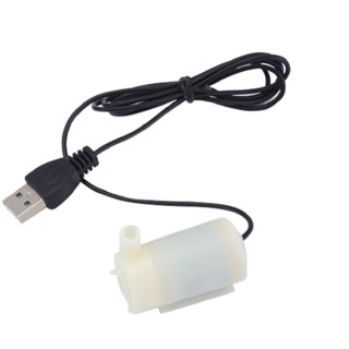 ปั๊มน้ำDC แนวนอนขนาดเล็ก 3-6V พร้อมสาย USB (Horizontal Small DC Pump)