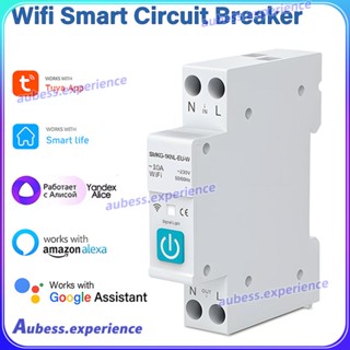 40a/50a/63a Tuya Wifi Smart Circuit Breaker สวิตช์ควบคุมระยะไกลไร้สายทำงานร่วมกับ Alexa Google Home Yandex experth