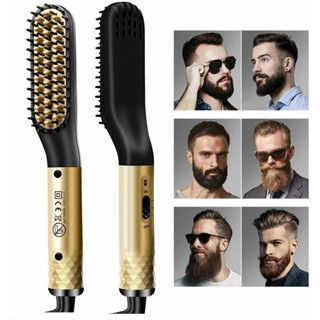 Electric Beard Hair Straightener Quick Heated Brush Straightening Comb Style