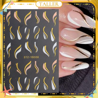 พร้อมส่ง Stcok Nail Art Phnom Penh Marble Nail Stick 3d Eye Pattern Heart Shaped Back Adhesive Sticker Nail Decoration Manicure Tool For Nail Shop TALLER