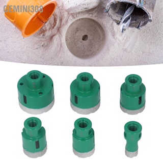 Gemini308 6Pcs Brazed Diamond เจาะ Bit Core Hole Saw 20 35 38 43 50 60mm M14 สำหรับหินแกรนิตหินอ่อนแก้ว