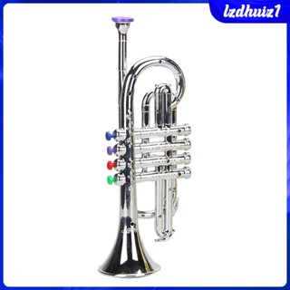 [Lzdhuiz1] เครื่องดนตรีทรัมเป็ตจําลอง ขนาดเล็ก หลากสี สําหรับเด็กผู้ชาย และเด็กผู้หญิง