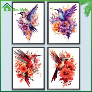 【Doub X ✮】ภาพวาดสีน้ํามัน ตามตัวเลข รูปนก สําหรับตกแต่งผนังบ้าน DIY ✮