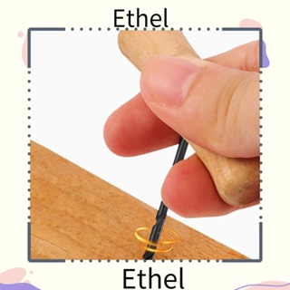 Ethel1 อุปกรณ์เจาะรู ทรงตัว T ด้ามจับไม้ คุณภาพสูง สําหรับงานไม้ DIY