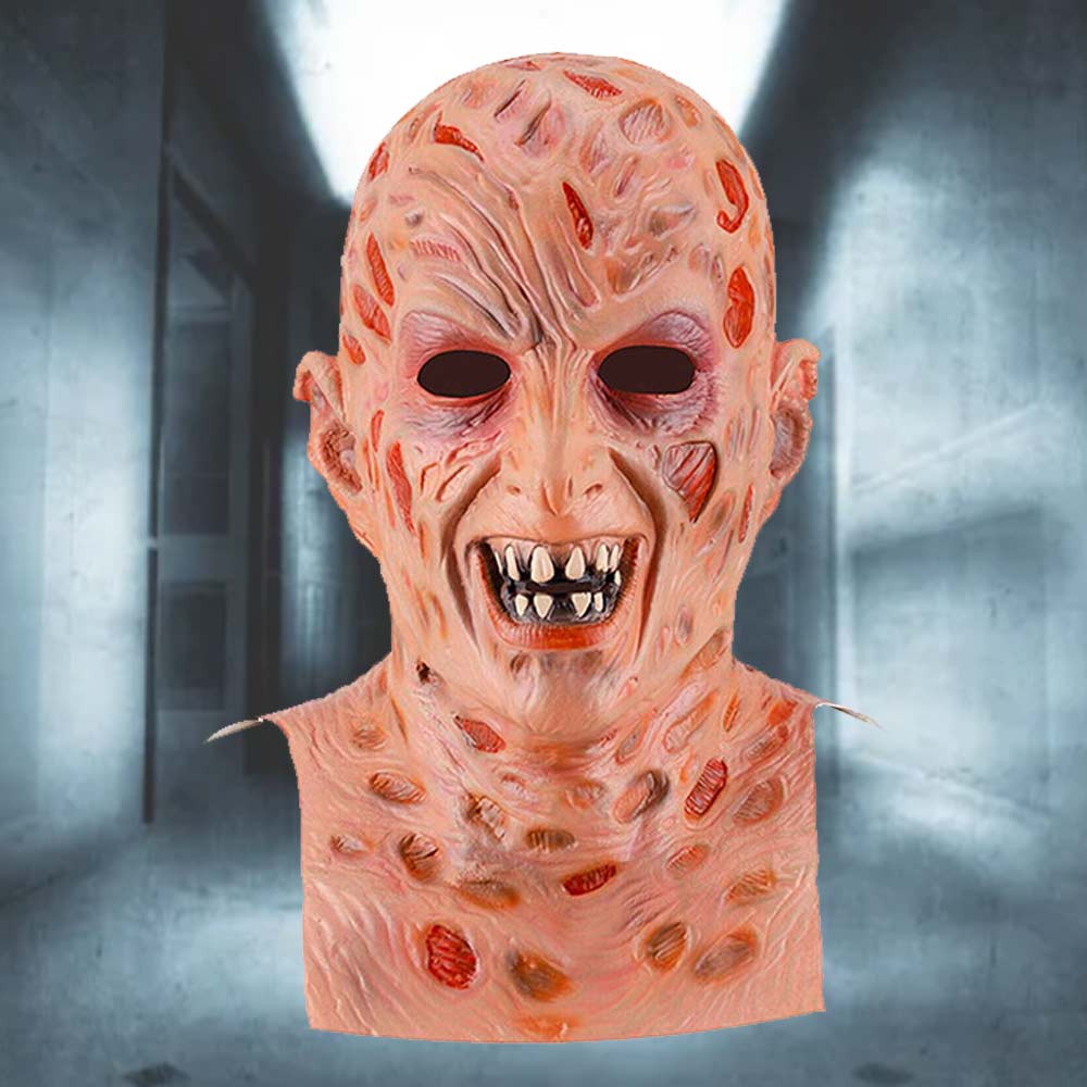 Freddy Krueger Halloween Adult Party Costume Scary Horror Movie Headgear