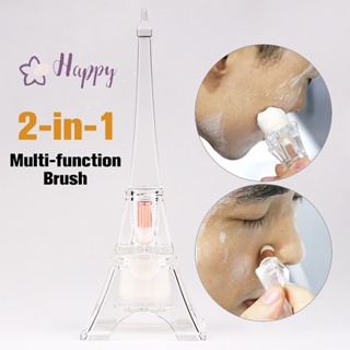 &lt;Happybay&gt; Zoerya Eiffel Tower 2 in 1 แปรงแต่งหน้า แปรงเขียนคิ้ว 1 ชิ้น ลดราคา