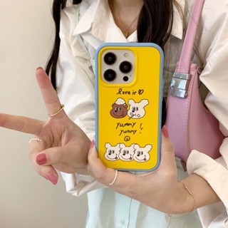 2-in-1 เคสโทรศัพท์มือถือแบบแข็ง กันกระแทก ลายลูกสุนัขน่ารัก หรูหรา สําหรับ iPhone 11 14PROMAX 12PROMAX 13 13PRO 13PROMAX 14