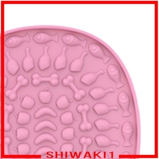 [Shiwaki1] แผ่นซิลิโคน ชามเลีย ใส่อาหาร สําหรับสัตว์เลี้ยง สุนัข