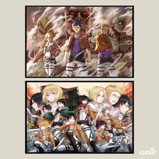 จิ๊กซอว์ไม้ปริศนา Attack On Titan 300 500 1000 ชิ้น ของเล่นสําหรับเด็ก