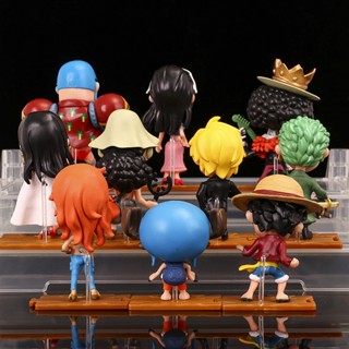 โมเดลฟิกเกอร์ อนิเมะ One Piece สไตล์ญี่ปุ่น สําหรับตกแต่งเค้ก