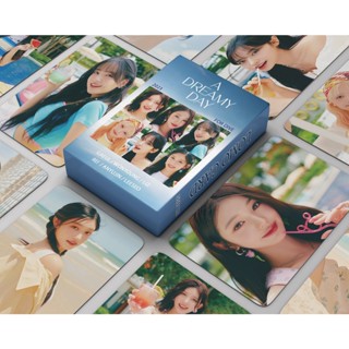 โปสการ์ดอัลบั้มรูปภาพ IVE A DREAMY DAY WONYOUNG REI LIZ LEESEO GAEUL YUJIN Kpop จํานวน 55 ชิ้น ต่อกล่อง