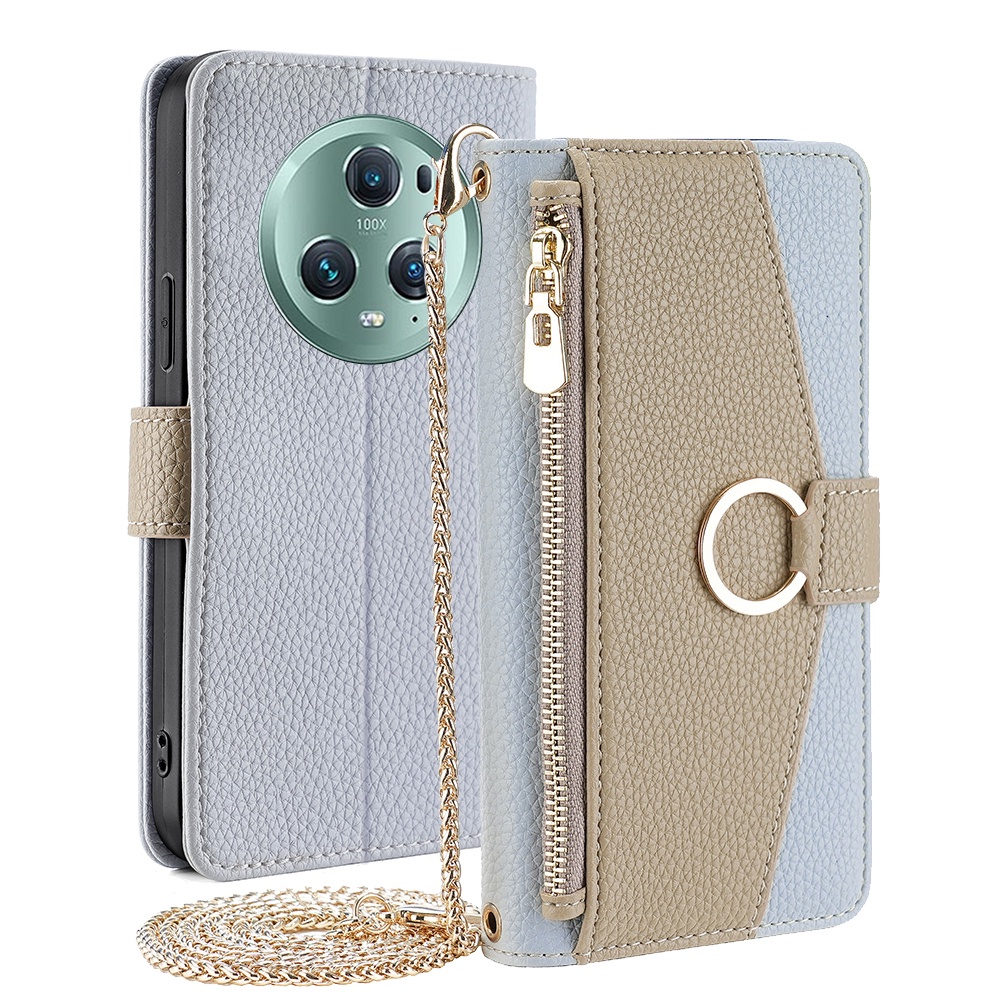 เคสโทรศัพท์มือถือหนัง ฝาพับ พร้อมช่องใส่บัตร และสายคล้องไหล่ หรูหรา สําหรับ Honor Magic 5 Pro 4 5 Pro Lite