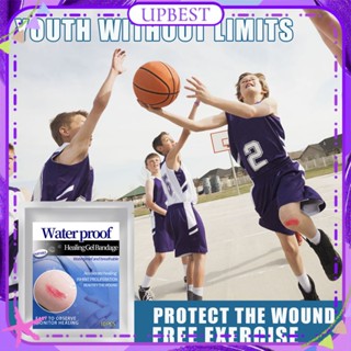 ♕ South Moon 10 ชิ้น Waterproof Healing Gel Bandage Transparent Breathable Bath Swimming Protection Wound Paste Adhesive Bandage Film Body Care UPBEST