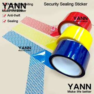 Yann1 เทปสติกเกอร์ซีล 50 เมตร เพื่อความปลอดภัย