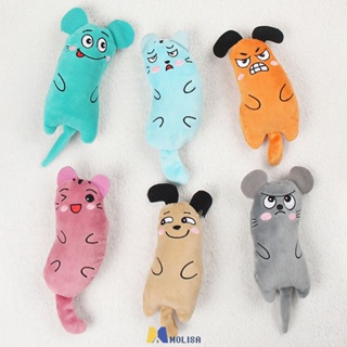 Mint Cat ของเล่นลูกแมวเล่น Catnip หมอนฟัน Scratch Mouse Plush อุปกรณ์สำหรับสัตว์เลี้ยงแมวตลกของเล่นเคี้ยวของเล่น MOLISA MOLISA