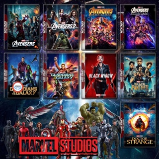 ใหม่! บลูเรย์หนัง รวมหนัง Marvel Set 3 The Avengers ภาค 1-4 + Guardians of the Galaxy ภาค 1-3 + Black Panther ภาค 1+2 DV