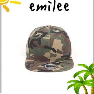 Emilee Snapback หมวกเบสบอล กันแดด สไตล์ทหาร กลางแจ้ง