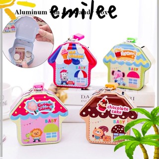 EMILEE กระปุกดีบุกอลูมิเนียม หลายสไตล์ สําหรับใส่ครีมบาล์ม กล่องโลหะ ขวดรีฟิล