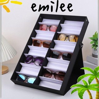 EMILEE กล่องเก็บแว่นตา แบบพกพา 16 ช่อง