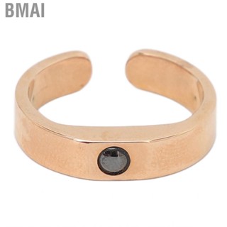 Bmai Open Snoring Ring Electroplating Adjusted Improve Sleep Breathing for Men Women -snoring