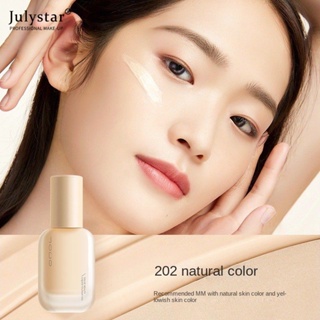 JULYSTAR Joco Light And Thin Liquid Foundation 40ml คอนซีลเลอร์รองพื้นติดทนนานควบคุมความมันกันน้ำบีบีครีมแต่งหน้า