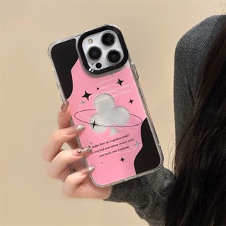 [พร้อมส่ง] เคสป้องกันโทรศัพท์มือถืออะคริลิค ลาย Three-in-One สําหรับ Apple iPhone 15 14 13 12 11 PROMAX XS XR XSMAX SE2020 6 7 8PLUS MINI