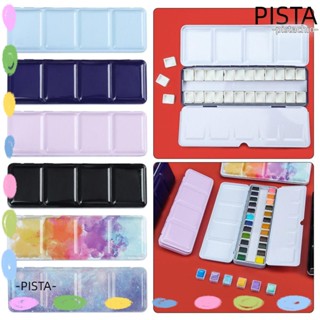 Pista กล่องเก็บพาเลทสีน้ํา โลหะ พับได้ หลากสี สําหรับเดินทาง