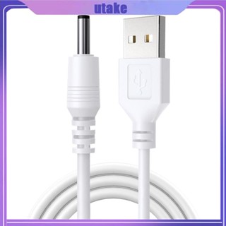 Utake สายเคเบิลแจ็คพาวเวอร์ USB 0 3 0 5 1 ม. เป็น DC 3 5x1 35 มม. สําหรับพัดลม USB นาฬิกาหม้อน้ํา