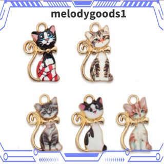 Melodygoods1 สร้อยข้อเท้า โลหะผสม ชุบทอง 5 แบบ