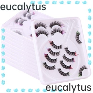 Eucalytus1 ขนตาปลอม หลากสี 7 คู่