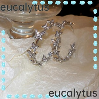 Eucalytus1 ต่างหูสตั๊ด ทรงเรขาคณิต สําหรับผู้หญิง