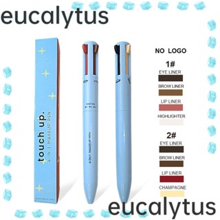 Eucalytus1 4 In 1 อายไลเนอร์ ปากกาเขียนขอบปาก เครื่องสําอาง ติดทนนาน