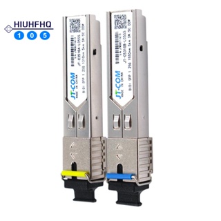 Jt-com โมดูลไฟเบอร์ SC Sfp Gigabit DDM BIDI Mini Gbic 1000Mbps Sfp เข้าได้กับ Mikrotik 5KM 2 ชิ้น