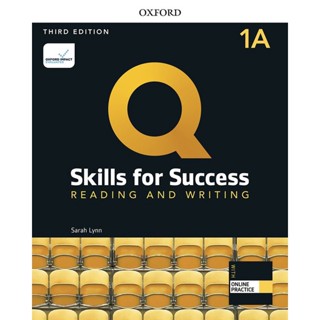 Bundanjai (หนังสือเรียนภาษาอังกฤษ Oxford) Q : Skills for Success 3rd ED 1 : Reading and Writing : Student Book A +iQ