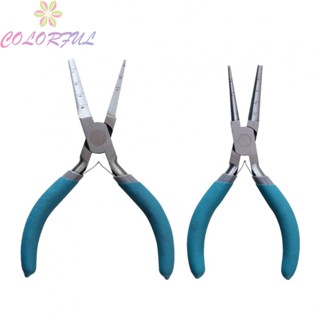 【COLORFUL】Winding Pliers 165mm Anti Slip Handle DIY Handicraft For Jewelry Making