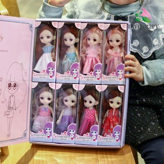 Taylor2pv โมเดลตุ๊กตาเจ้าหญิง BJD 13 ลูกหมาก 13 ลูกหมาก 17 ซม. 8 ชิ้น ของขวัญวันเกิด