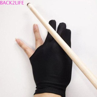 Back2life ถุงมือไนล่อน แบบยืดหยุ่น 3 นิ้ว สีดํา สําหรับเล่นสระว่ายน้ํา 4 ชิ้น