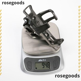 Rosegoods1 ที่วางแก้วน้ํา ที่วางแก้วพลาสติก สีดํา สะดวก หมุนได้ ติดตั้งง่าย ที่วางกาต้มน้ํา แบบยืดหยุ่น ตั้งแคมป์