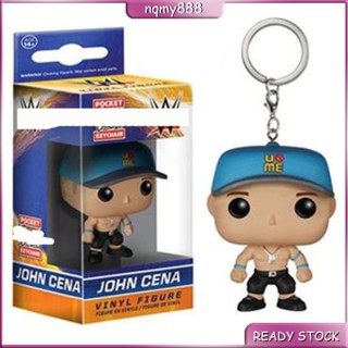 พวงกุญแจ จี้ตุ๊กตาฟิกเกอร์ Funko POP WWE John Cena