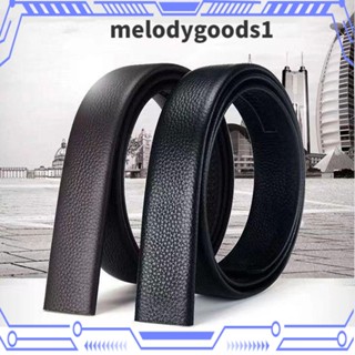 Melodygoods1 เข็มขัดหนังนิ่ม ไม่มีหัวเข็มขัด 3.5 ซม. DIY