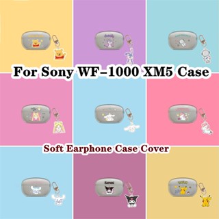 【Direct Supply】เคสหูฟัง แบบนิ่ม แบบใส ลายการ์ตูน สําหรับ Sony WF-1000 XM5 WF-1000 XM5