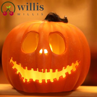 Willis โคมไฟฟักทองผี ฉากในร่ม เครื่องประดับ ห้างสรรพสินค้า สําหรับตกแต่งบ้าน ปาร์ตี้ฮาโลวีน